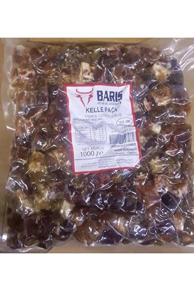 Barış Et ve Et Ürünleri Barış Pişmiş Doğranmış Vakumlu Kelle Paça 1Kg