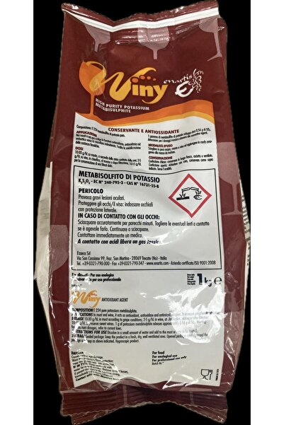 Winy Potasyum Metabisülfit 100 gr
