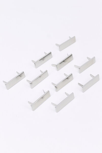 ERDAL DERİCİLİK Ayaklı Plaka Aksesuar 4 Cm 10 Adet