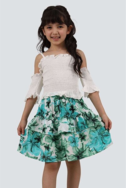 Minigimin Cicileri Міні-сукня з відкритими плечима, блуза з віскозною квітков...