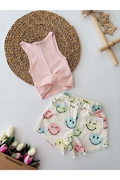 Minigimin Cicileri Set kratkih hlača "Pink Girl's Smile" - Slatkiši mog malog...
