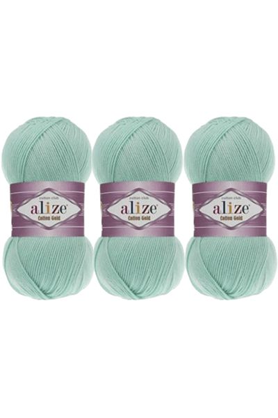Alize 15 3 Τεμάχια Βαμβακερό Χρυσό Πλεκτό Σχοινί