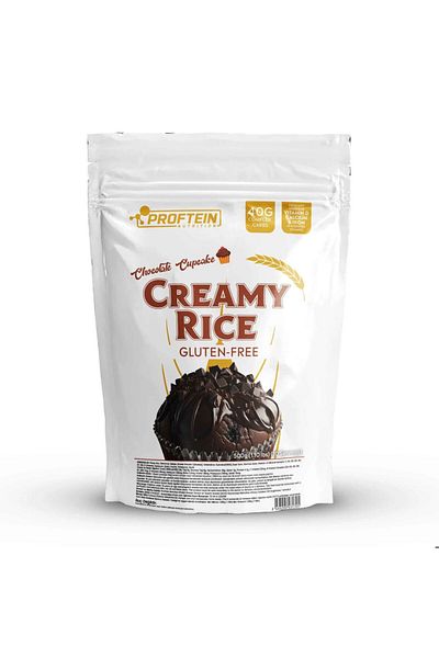 Proftein Cream of Rice Cream Flavored Rice Flour High Protein Carbohydrate 500 Grams (Chocolate)