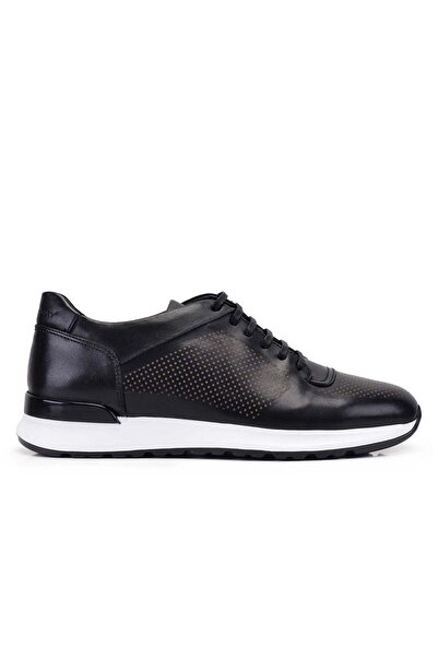 Nevzat Onay Siyah Baskı Erkek Sneaker Ayakkabı