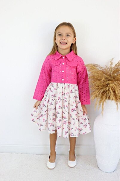 Minigimin Cicileri Miniğimin Cicileri Mini Çiçek Desenli Fisto Ceketli Kız Ço...