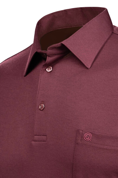 Çizgi Triko Ανδρικό πουκάμισο με γιακά μανίκι μανσέτα φούτερ