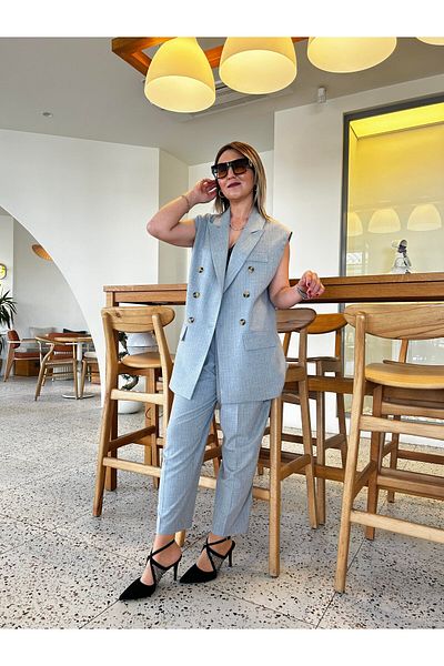 Trend Marfa Striped Fabric Set