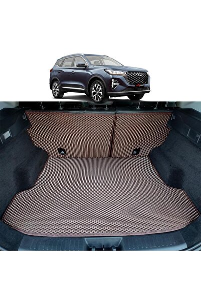 Bod Chery Tiggo 7 Pro Max Bagaj Havuzu Paspası 2024-sonrası Kahve 3 Parça