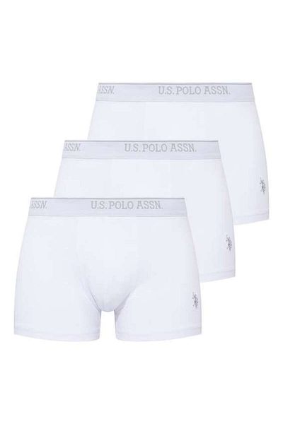 U.S. Polo Assn. Πόλο Ασν. Ανδρικό Σετ Μπόξερ 3 Λευκό - 0BB.S2.U4.Bu8.0As.T0p.Io.9DAl7.No.24.BB