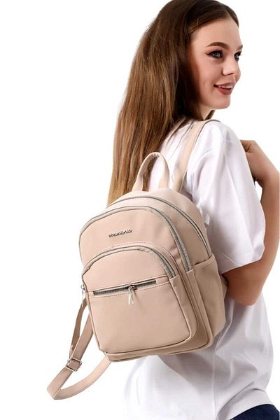 Uniquetrenders Unisex Αδιάβροχο σατέν συνθετικό δέρμα σακίδιο καθημερινής χρήσης