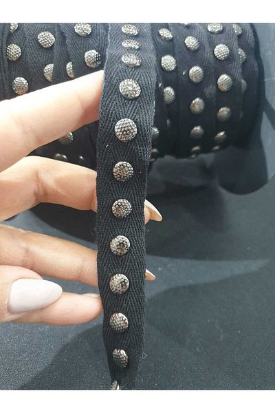 ESRA ŞELEM Decorative Metal Detailed Stripe Sewing Clothing Hobby Applique