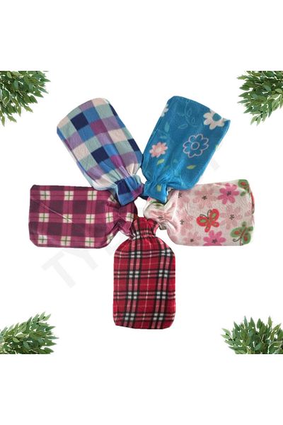 TBYSHOP Plush Warm Water Bag with Polar Cover 2 Liters