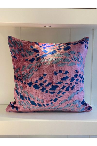 Dekordan House Silk Velvet Throw Pillow Cover (40×40)