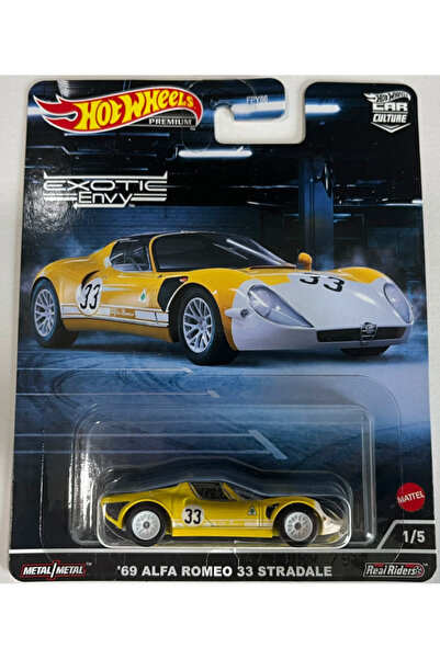HOT WHEELS Premium Exotic Envy 2 '69 Alfa Romeo 33 Stradale