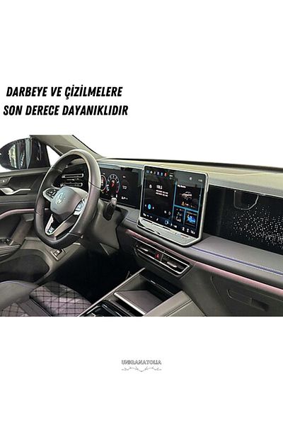 UniqAnatolia Volkswagen New Tiguen E-Tsi 2024 Multimedia Instrument and Console Compatible Whole Set Nano Screen Protector