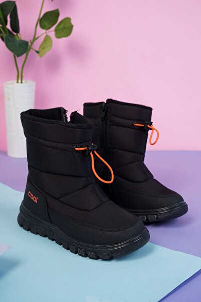 NESKA Lastikli Siyah Çocuk Kar Botu