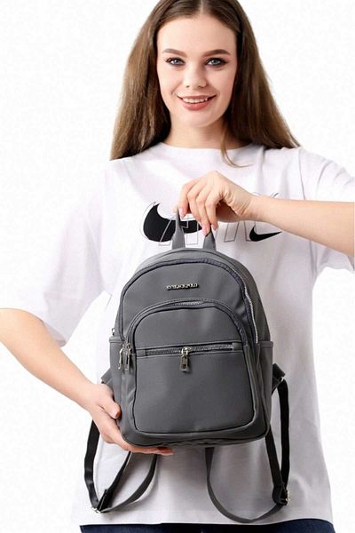 Uniquetrenders Unisex Αδιάβροχο σατέν συνθετικό δέρμα σακίδιο καθημερινής χρήσης