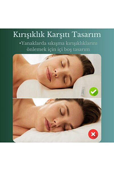 ZAVO Beauty Pillow Kirisiklik Önleyici Ortopedik Güzellik Yastigi Saf Ipek Yedek Yastik Kilifi