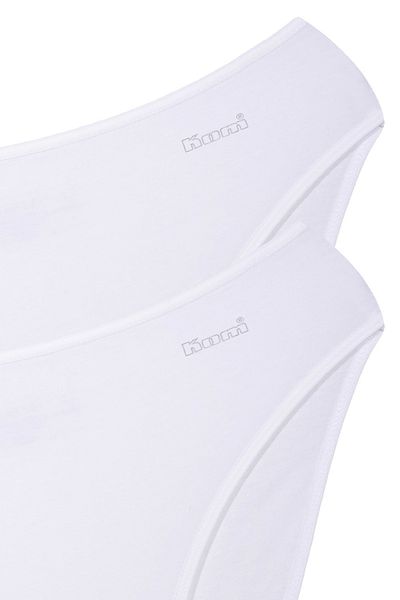 Kom Women's White Combed Modal 6-Piece Basic Slip Panties