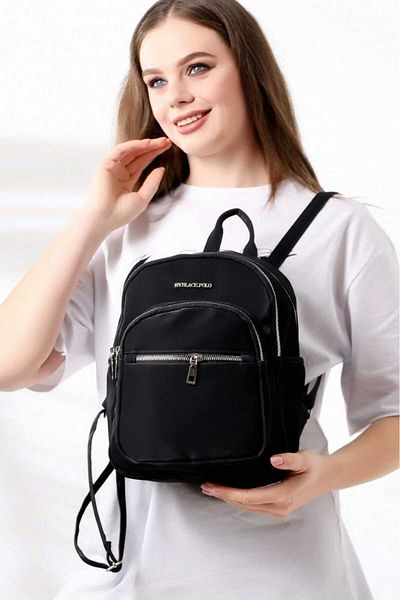 Uniquetrenders Rucsac unisex impermeabil din piele artificială din satin pentru utilizare zilnică