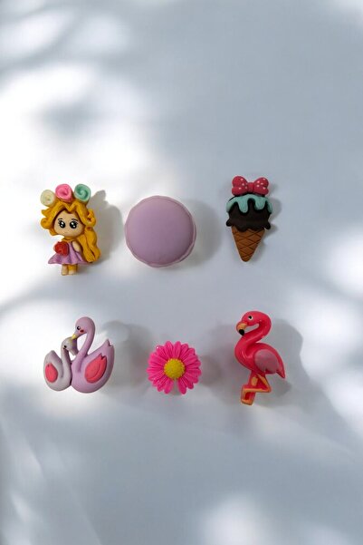 kalben accessories 6-Piece Polymer Clay Mixed Figure