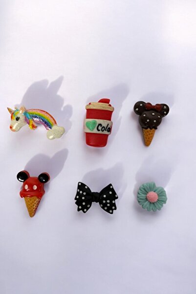 kalben accessories 6-Piece Polymer Clay Mixed Figure