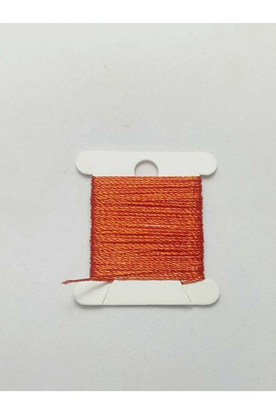 Eskişehir hobi sanat 3 Meters Red Rosary String - 0.5 mm Brick Color