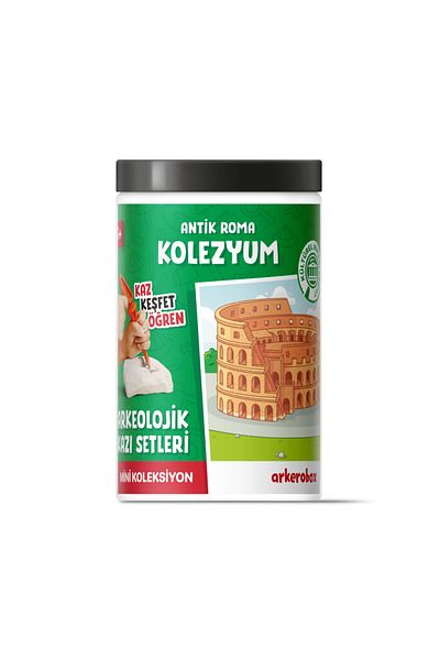 Arkerobox - Set arheologic educational si puzzle 3D, Grecia Antica, Calul Troian