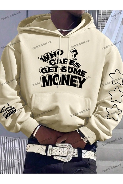 Drippy UNISex Y2K Trend Retro Капюшон Світшот - Чорний Код 1601