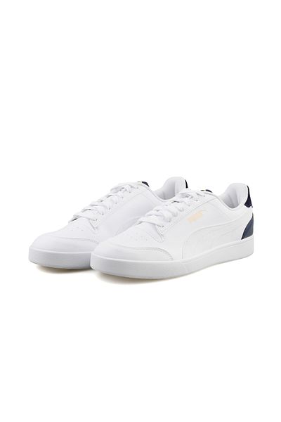 Puma White Shuffle Men's Sneakers - Casual Shoes