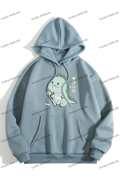 Drippy Світшот Y2K Trend Unisex Retro Kapşonlu - KOD 1799