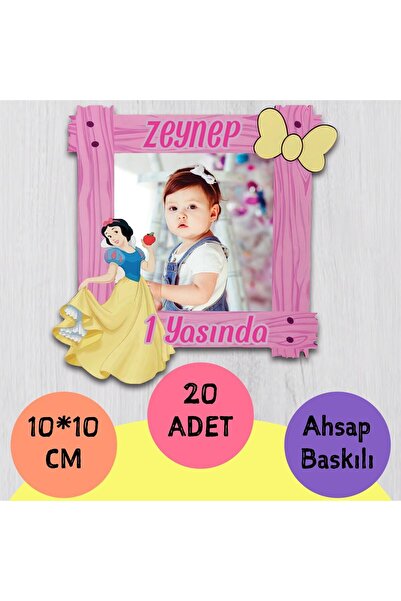 wonderlike Prenses Tasarımlı Magnet 50 Adet