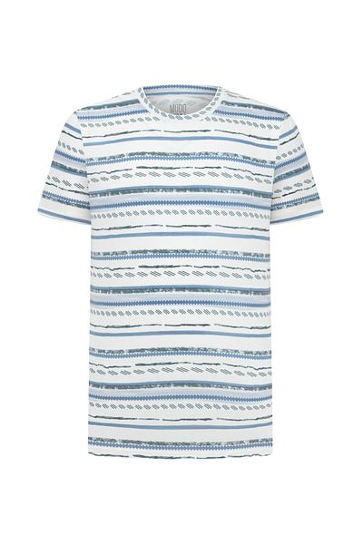 Mudo Printed Crew Neck Short Sleeve T-Shirt