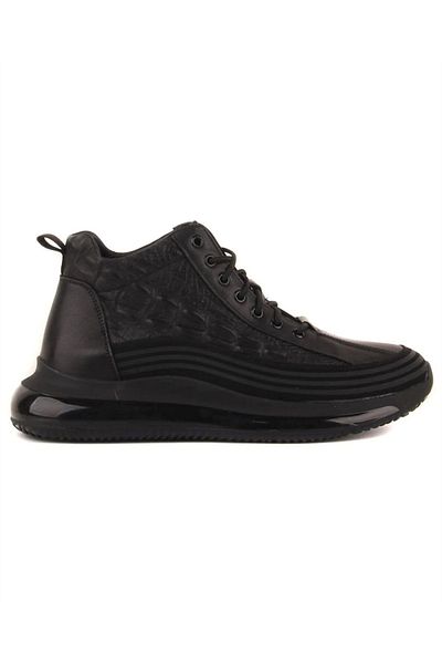 Voyager E053 Mr Pantofi sport casual din piele neagră pentru bărbați