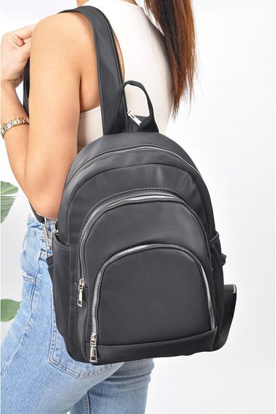 Uniquetrenders Unisex Αδιάβροχο σατέν συνθετικό δέρμα σακίδιο καθημερινής χρήσης