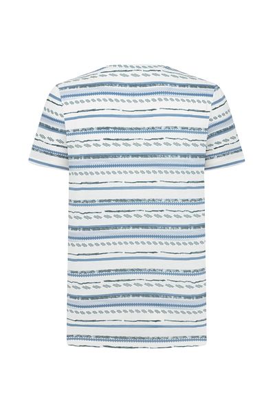 Mudo Printed Crew Neck Short Sleeve T-Shirt