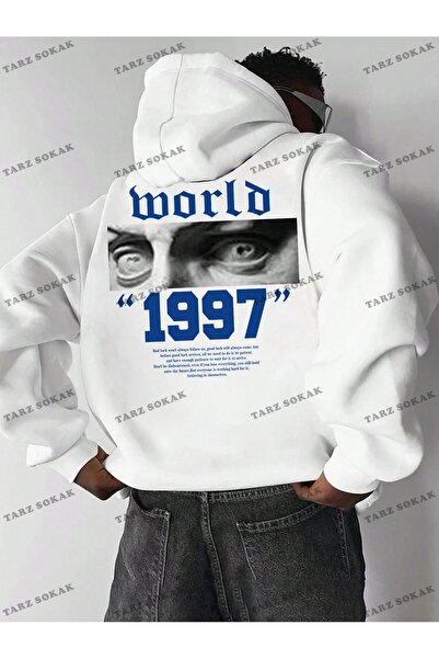 Drippy Y2K trend unisex retro dukserica sa kapuljačom - Kod 1586