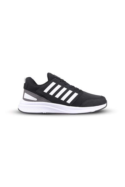 M.P. Men's Lace-Up Black-White Casual Shoes