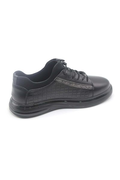 Voyager 6160 PANTOFI SPORT BĂRBAȚI DIN PIELE GENUINĂ NEGRE