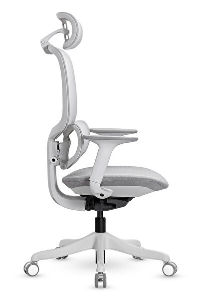 XDrive XD-1007-Fileli Başlıklı Çalışma Koltuğu Gri