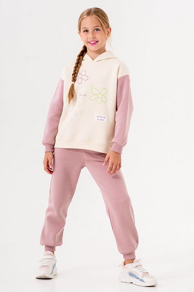 Smile Kids Girl's Powder Hooded 5-9 Years Set - 3622-1