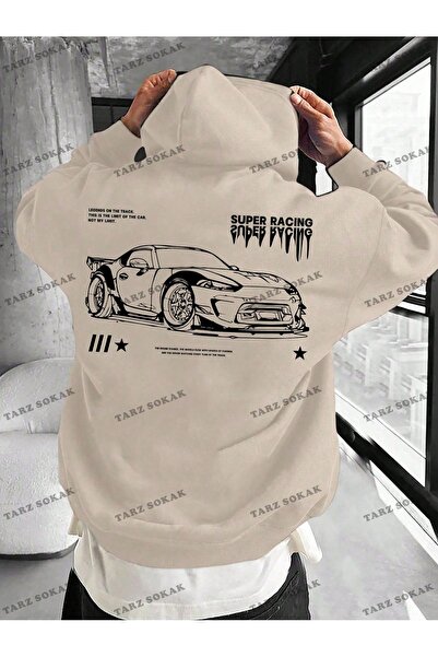 Drippy Y2K Trend Unisex Retro Kapşonlu Sweatshirt - Kod 1500