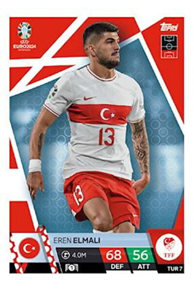 Topps Match Attax Euro 2024 Futbol Kartları Türkiye Eren Elmalı TUR07