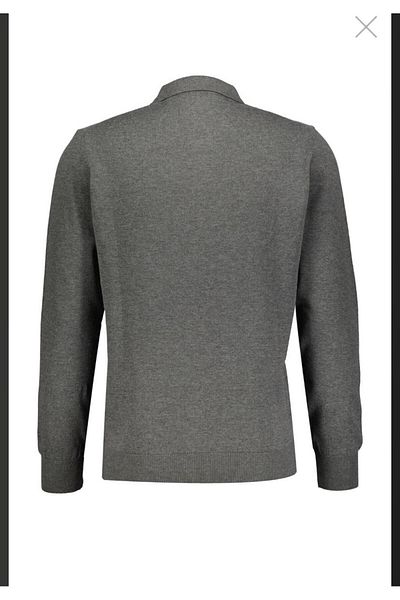 Diandor Men's Classic Polo Zippered Collar Knitwear Sweater