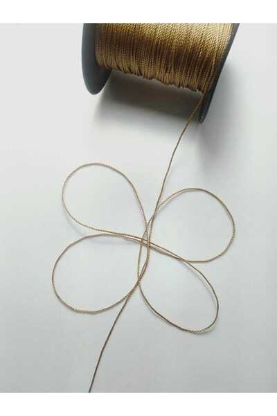 Eskişehir hobi sanat Σχοινί χάντρες προσευχής 20 μέτρων 0,8 mm Milky Coffee