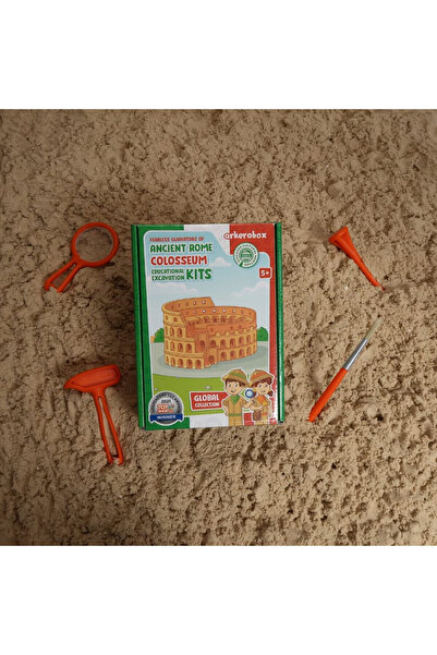 Arkerobox Educational Archaeological Set and 3D Puzzle, Ancient Rome, Colosseum