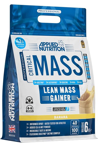 applied nutrition Critical Mass Lean Mass Gainz, Banana, 6 Kg