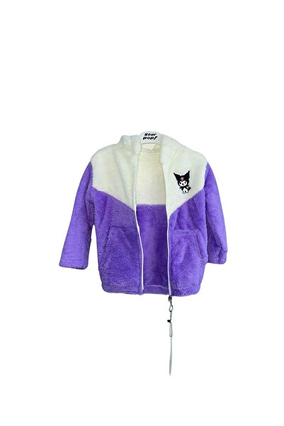 Star Pop Plush Cardigan for Children 3-12 Years