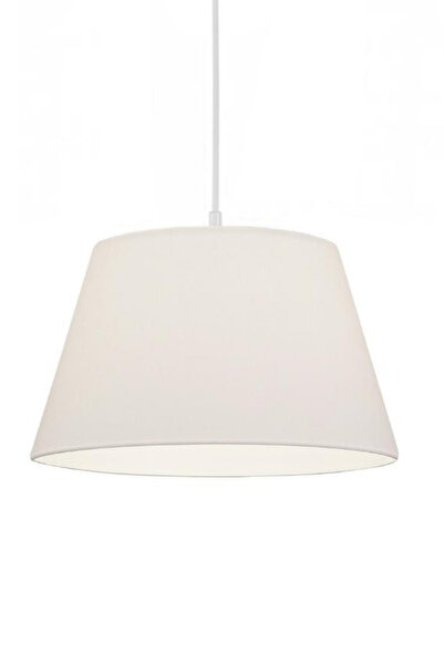 Genel Markalar North Home Konik Kumaş Büyük Boy Tavan Sarkıt Avize Krem