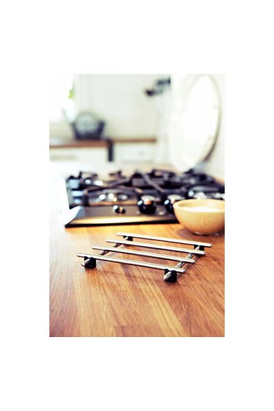 IKEA Ikea Set of 2 - 18X18 cm Trivet Pot and Pan Base, Stainless Metal and Steel
